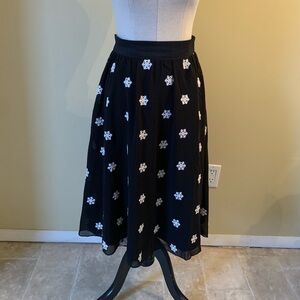 Voodoo Vixen Snowflake Tulle Skirt
